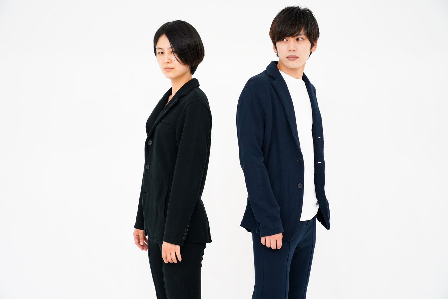 吊り編みスウェットスーツ 上下セットアップ
