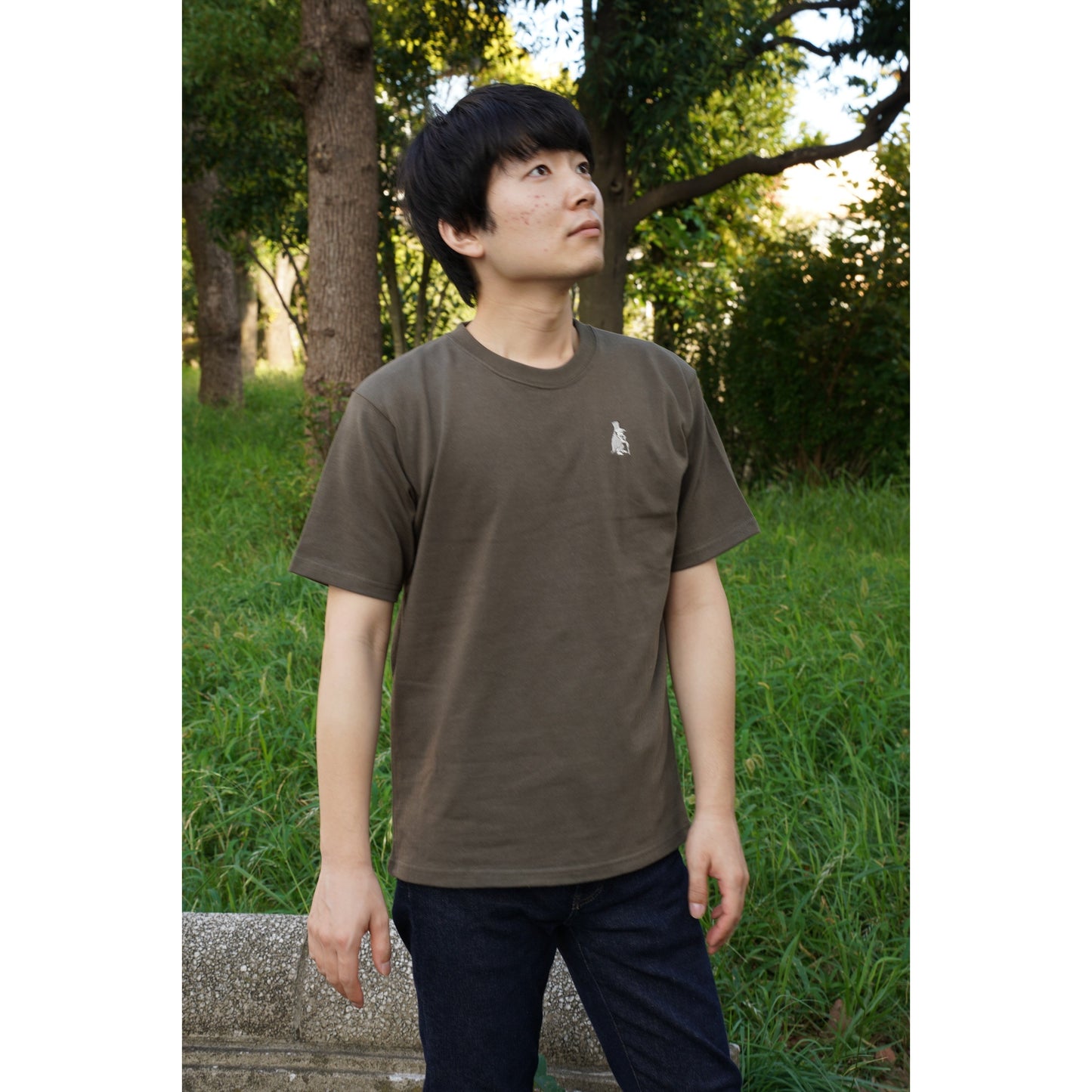 ヘビーウェイト ロゴ刺繍Tシャツ